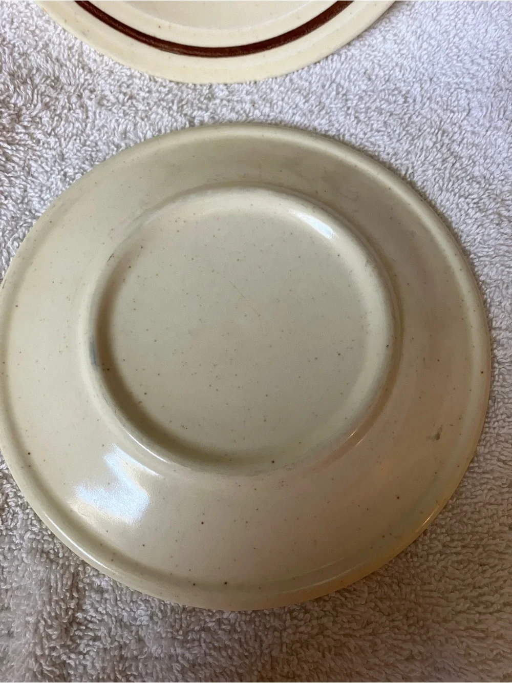 2 Vintage Homer Laughlin Harvest Floral Ceramic Bread Plates i6 1/4”